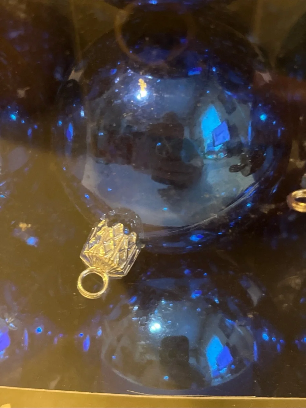 Holiday Time Shiny Royal Blue 24-Pack Ball Ornaments